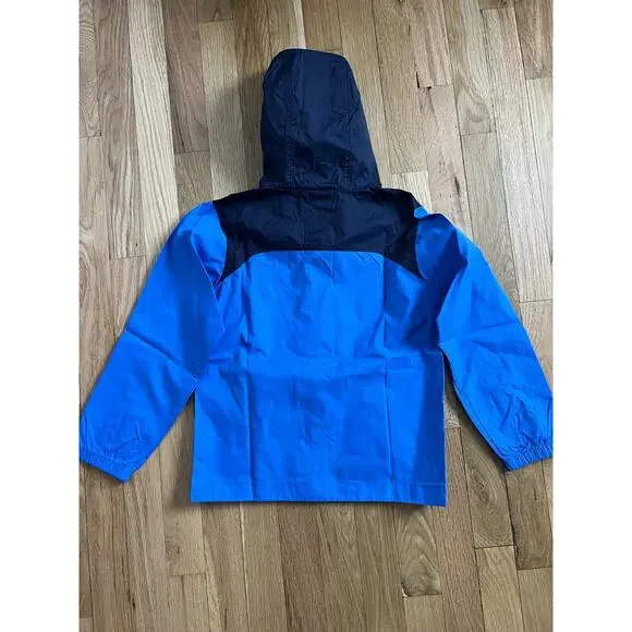 Columbia Blue Boy Waterproof Zip up Rain Jacket (Youth XS) - Picture 4 of 5